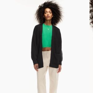Aritzia Unwind Cardigan Black XXS